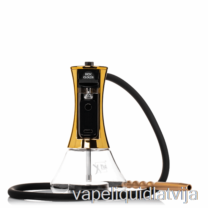 Xtra Hok Clouds E-ūdenspīpes Komplekts Zelta Vape šķidrums